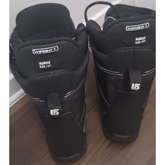 Burton Invader Imprint 1 Mens Sz 10 Snowboard Boots Lace Up Black main image 5